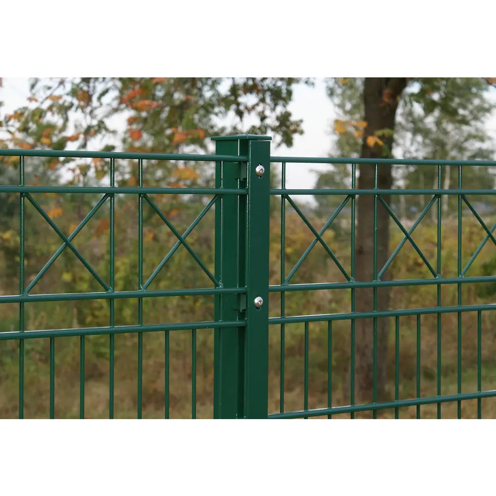 Produktbild des Produkts Pfosten mit Abdeckleiste, Alukappe zum Einbetonieren