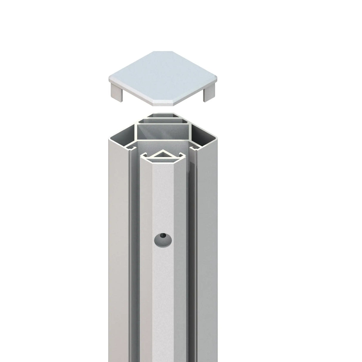 Produktbild des Produkts Eck-Klemmpfosten für System Kombinationen