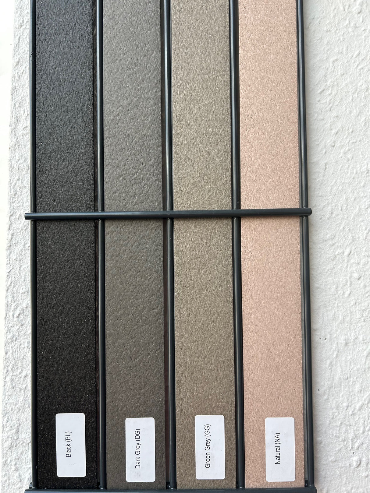 Sichtschutzstreifen - senkrechte Montage - Set für eine Doppelstabmatte 6/5/6